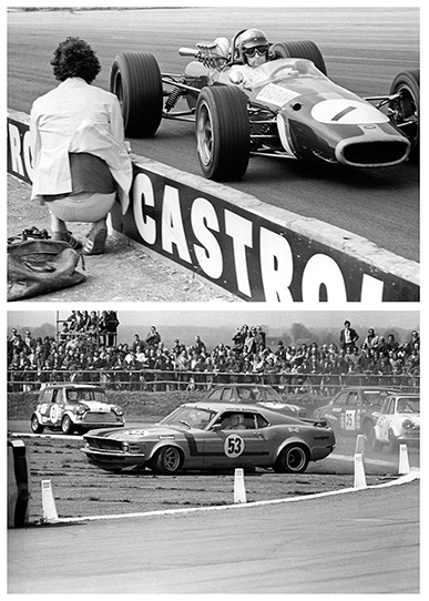 Photographers at Silverstone in the 1960s