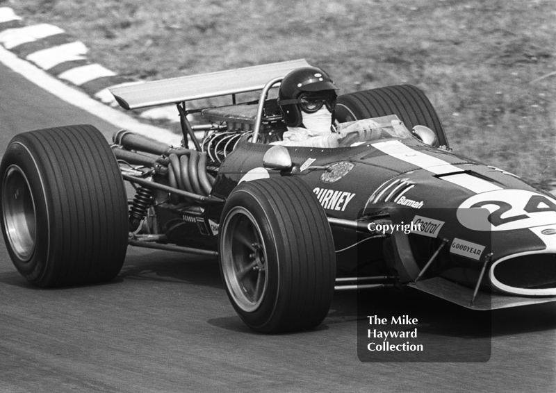 Dan Gurney, Eagle Weslake Mark&nbsp;1A V12, Brands Hatch, 1968 British Grand Prix.
