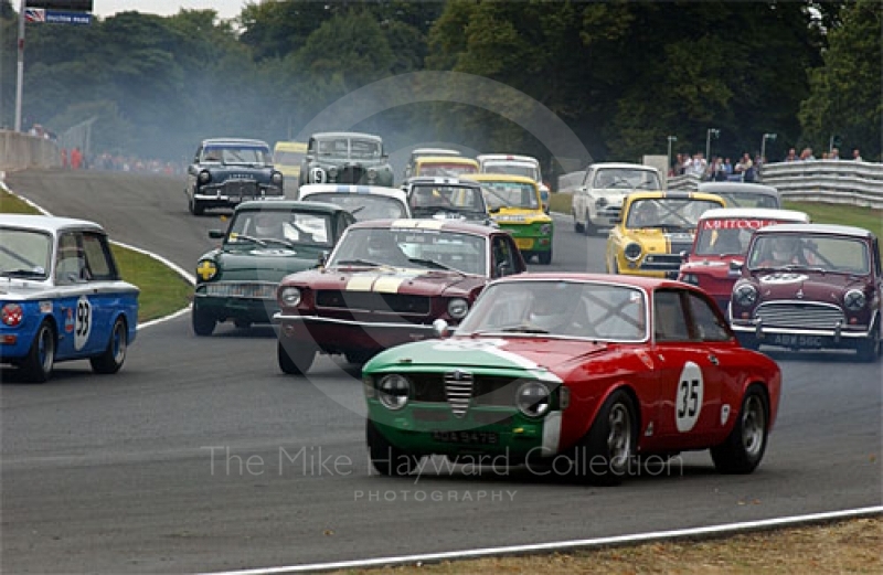 John Penfold, Alfa Romeo Giulia Sprint, HSCC Historic racing Saloons, Oulton Park Gold Cup, 2003