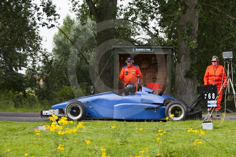 Clive Austin, OMS 2000M, Hagley and District Light Car Club meeting, Loton Park Hill Climb, August 2012. 