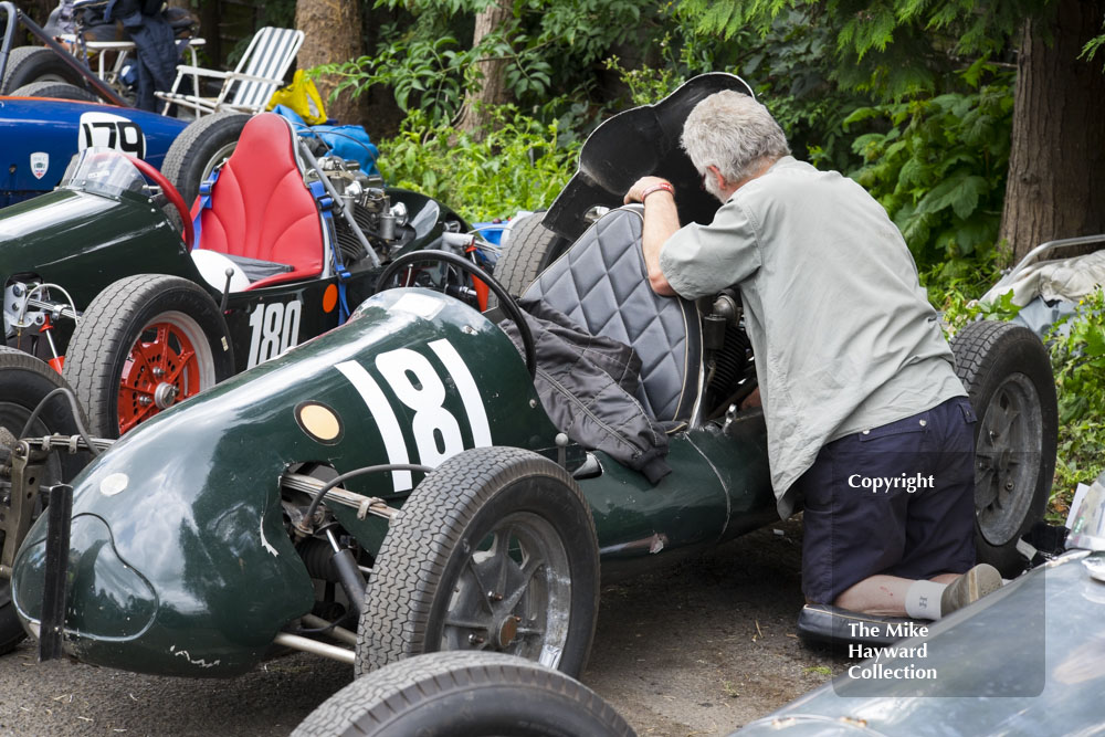 David Andrews' Cooper Mk VII, Chateau Impney Hill Climb 2015.
