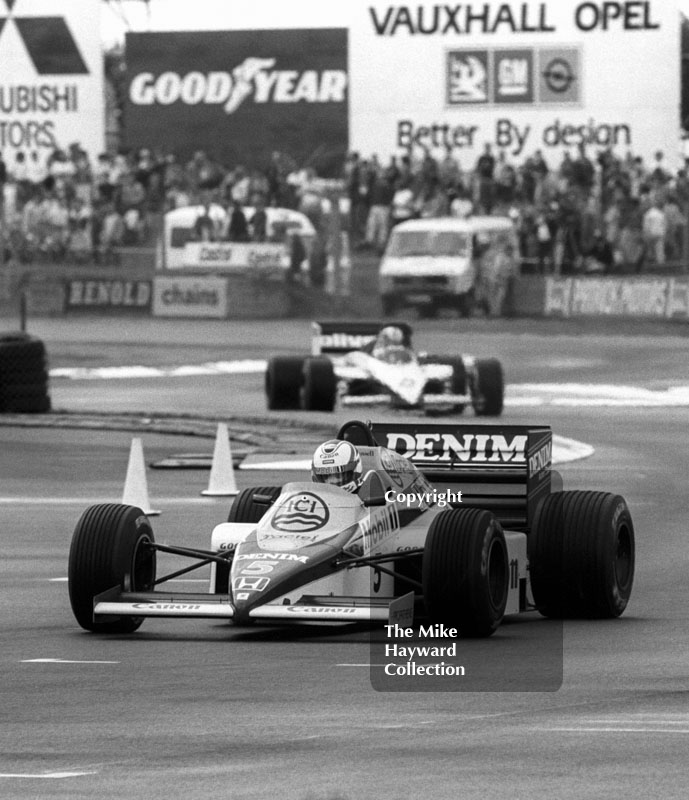 Nigel Mansell, Williams FW10, Silverstone, British Grand Prix 1985.
