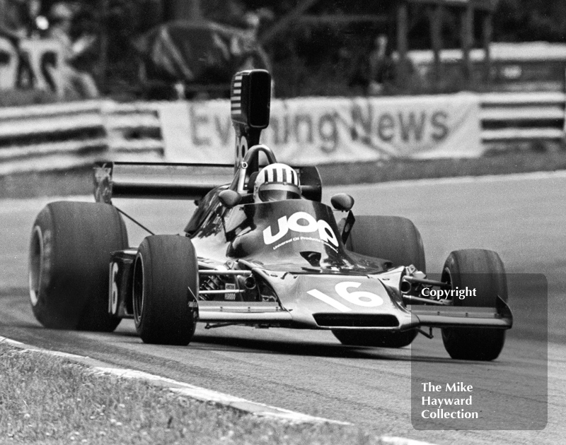 Tom Pryce, UOP Shadow DN3, Brands Hatch, British Grand Prix 1974.