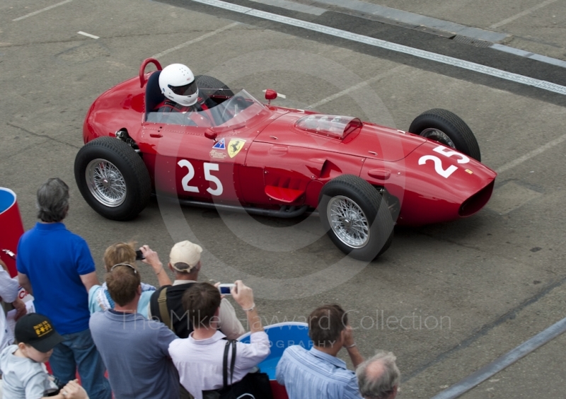 Tony Smith, 1960 Formula One Ferrari 246 Dino, HGPCA pre-61 GP cars, Silverstone Classic, 2010