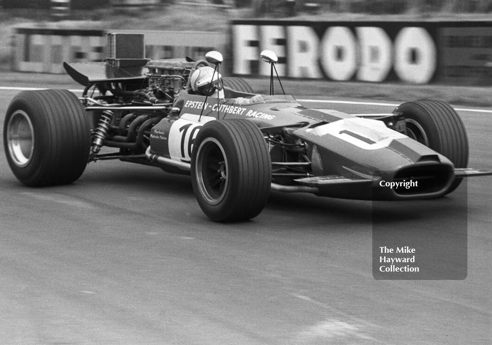 Mike Hailwood, Epstein Cuthbert Racing F5000 Lola T142, Oulton Park Gold Cup 1969.
