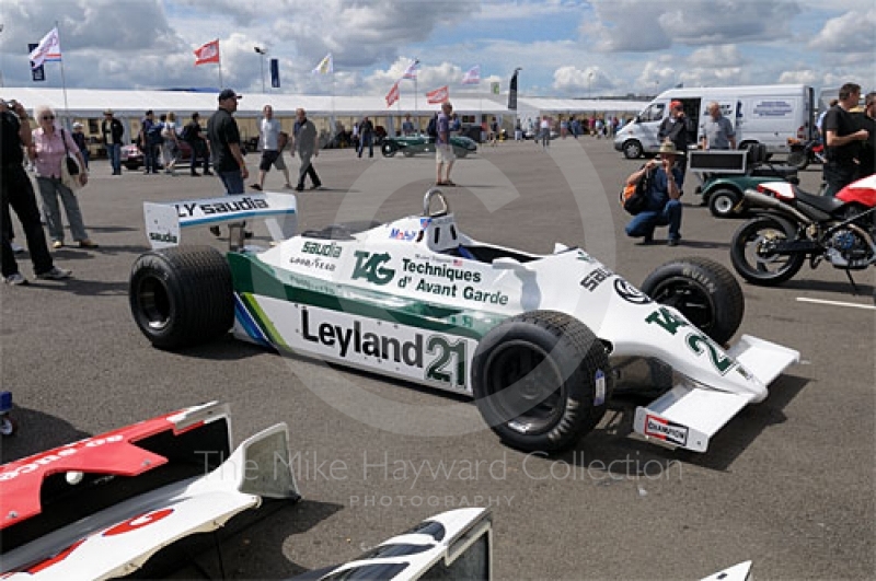 Williams in the paddock, Silverstone Cassic 2009.