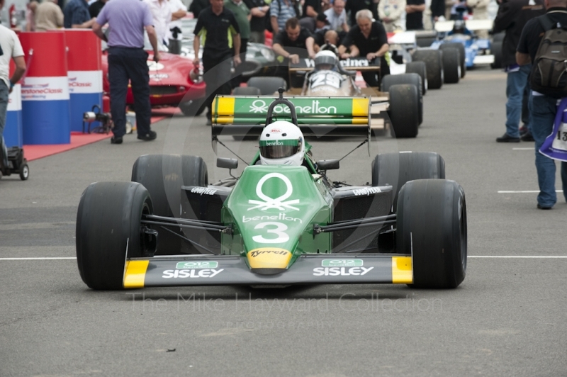 Ian Simmonds, 1983 Tyrrell 012, Grand Prix Masters, Silverstone Classic 2010