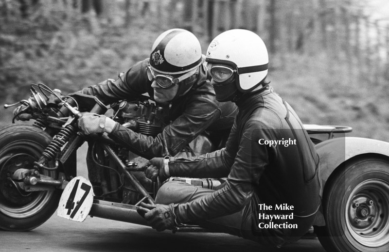 Fred Brindley/Dave Saville, Sabre 650, 37th National Open meeting, Prescott Hill Climb, 1969.
