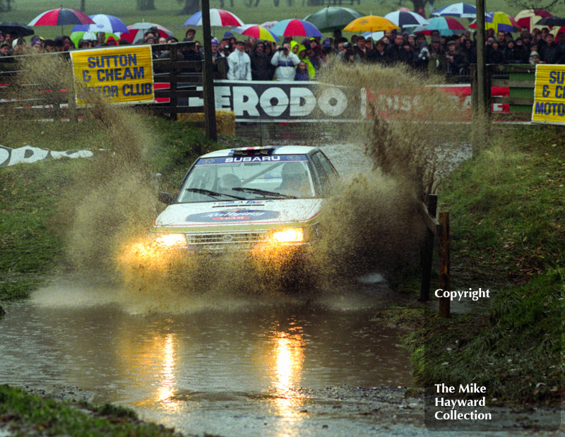 Colin McRae/Derek Ringer, Subaru Legacy RS, 1992 RAC Rally, Weston Park
