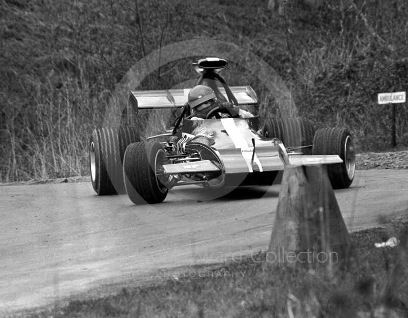 David Good, Lyncar Cosworth DFV, 45th National Open meeting, Prescott Hill Climb, 1973. 