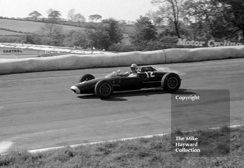 Tony Mags, Midland Racing Partnership Lola T54, Mallory Park, May 17 1964.
