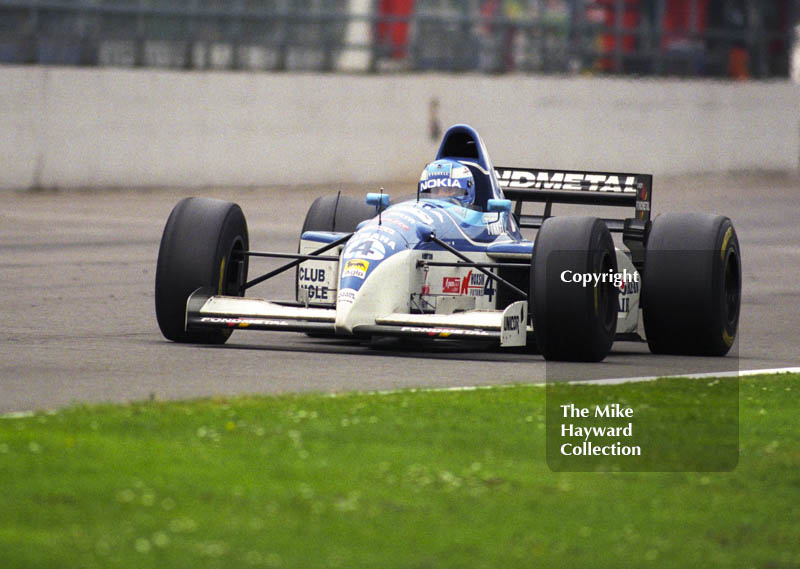 Mika Salo, Tyrrell 023, Silverstone, British Grand Prix 1995.
