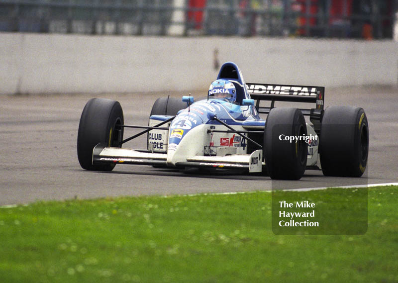 Mika Salo, Tyrrell 023, Silverstone, British Grand Prix 1995.
