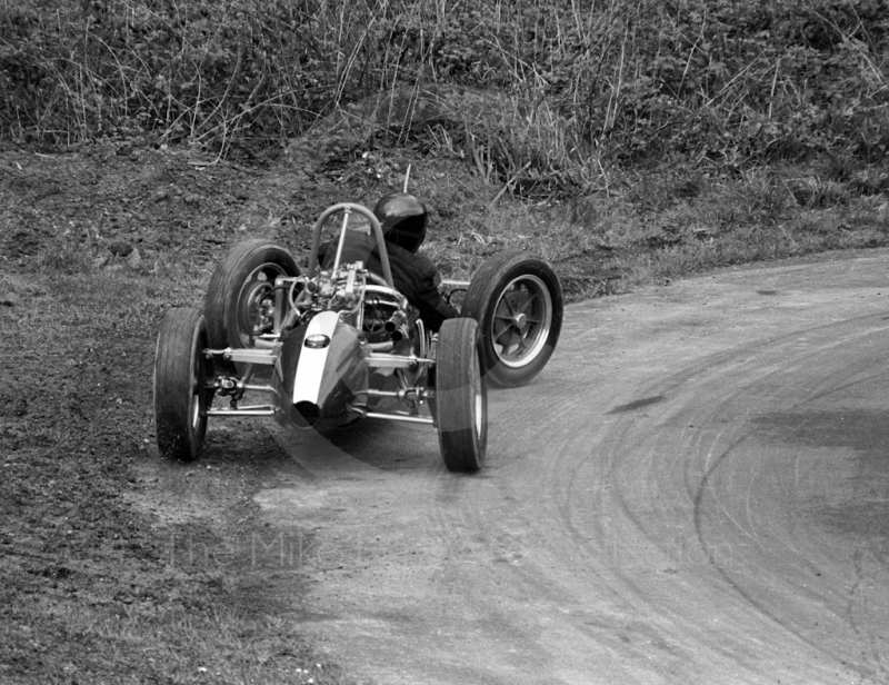 Tom Elton, Cooper Mk10 Jap, 43rd National Open meeting, Prescott Hill Climb, 1972. 