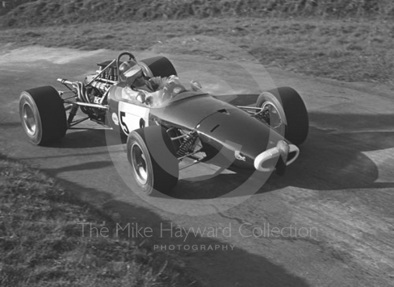 Michael MacDowell, Brabham BT30X Climax, 39th National Open meeting, Prescott Hill Climb, 1970.