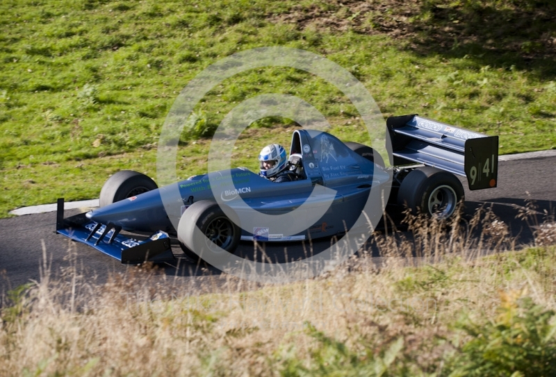 Susan Young, Gould GR51, Hagley and District Light Car Club meeting, Loton Park Hill Climb, September 2013. 