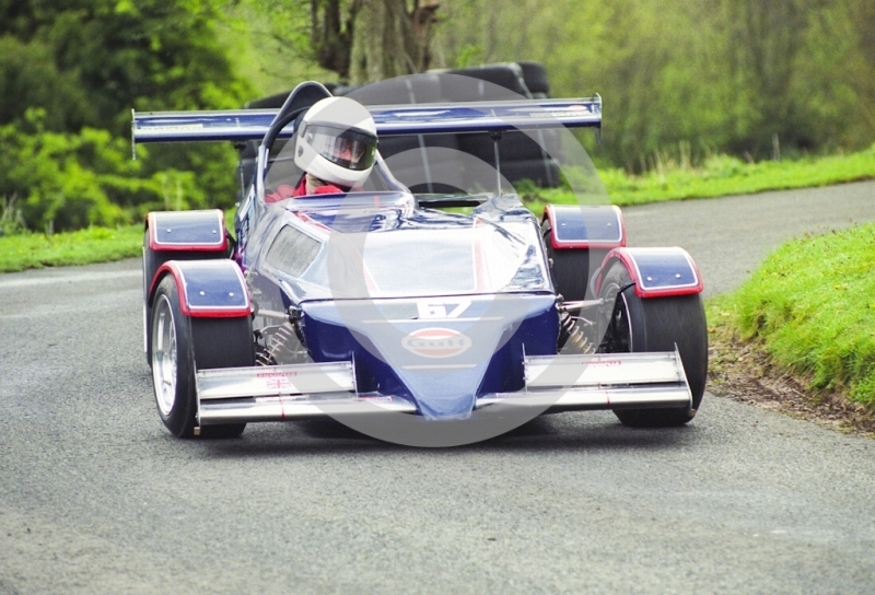 Ashley Ward, Mallock Mk20, Loton Park Hill Climb, April 2000. 