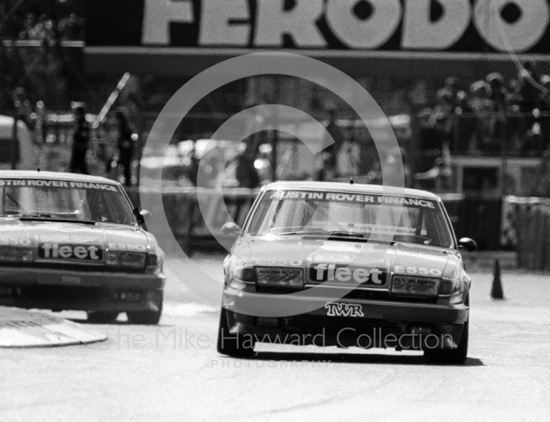 Rover Vitesse at Woodcote Corner, Istel Tourist Trophy, European Touring Car Championship, Silverstone, 1984
