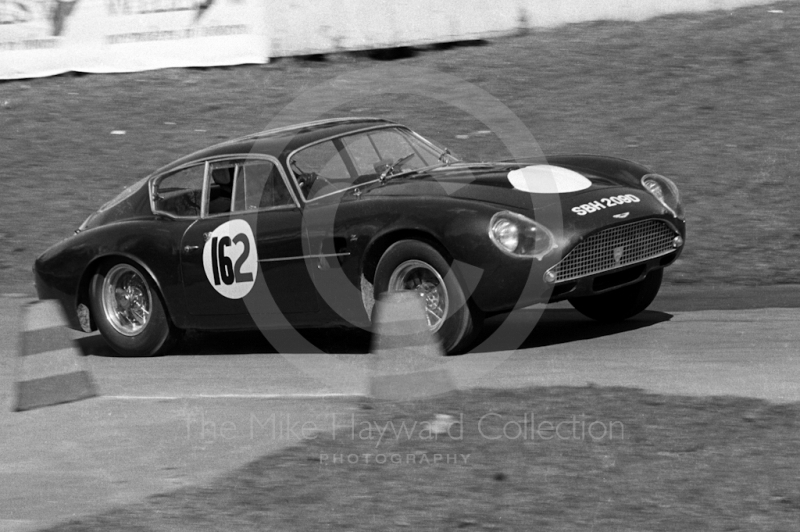 Tom Leake, Aston Martin DB4GT, reg no SBH 209D, Prescott, May 1968