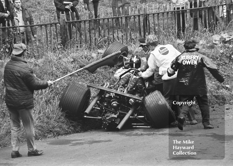 David Good, F5000 McLaren M10B, Shelsley Walsh Hill Climb August 1970.
