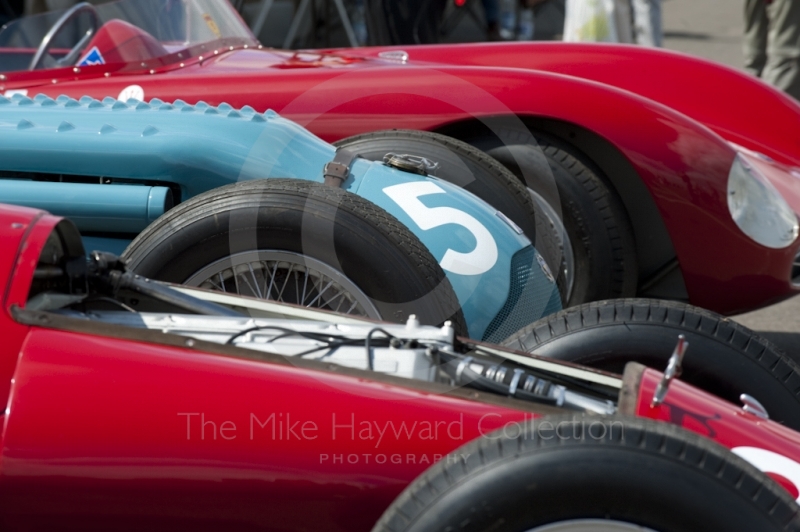 Talbot Lago T26 of Richard Pilkington in the paddock, HGPCA pre-61 GP cars, Silverstone Classic, 2010