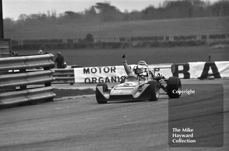 Dick Parsons, Modus M1, 1975 BARC Super Visco F3 Championship, Thruxton.
