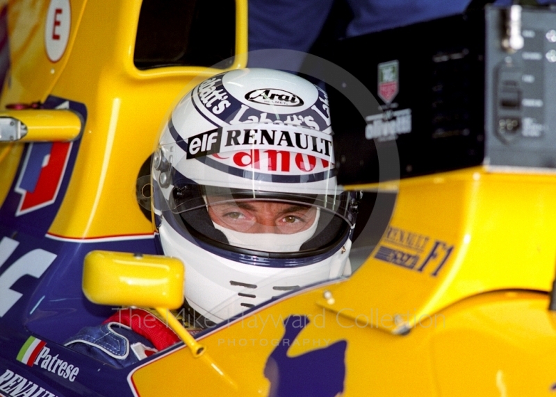 Riccardo Patrese, Williams FW14B Renault V10, British Grand Prix, Silverstone, 1992
