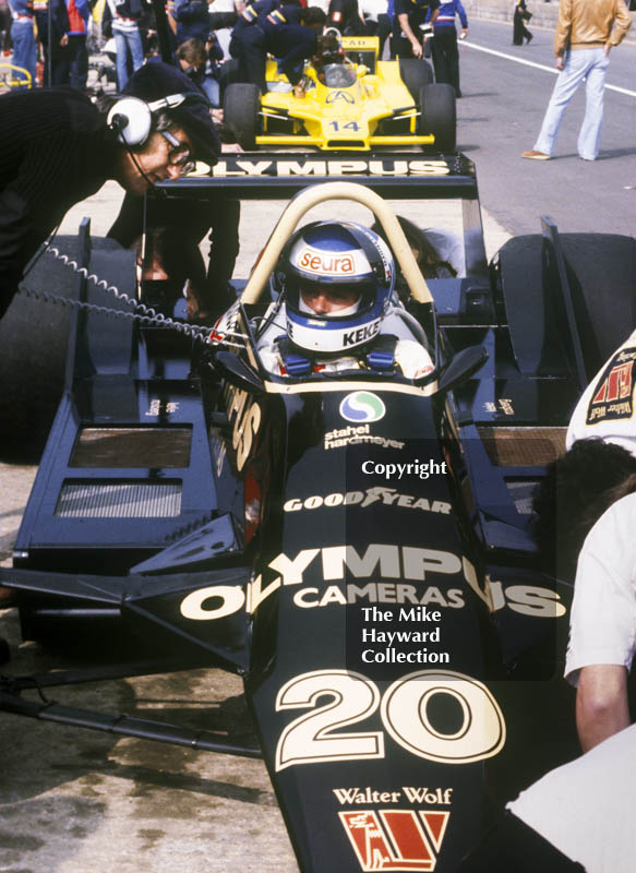 Keke Rosberg, Wolf WR7, Silverstone, British Grand Prix 1979.
