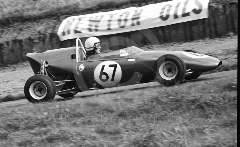 Alan Staniforth, Vitafoam Developments Terrapin Min BMC, Newton Oil Trophy Meeting, Prescott Hill Climb, September, 1967