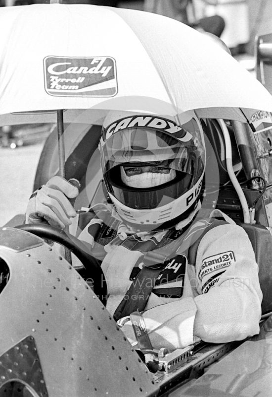 Didier Pironi, Candy Tyrrell 009, 1Silverstone, British Grand Prix 1979.
