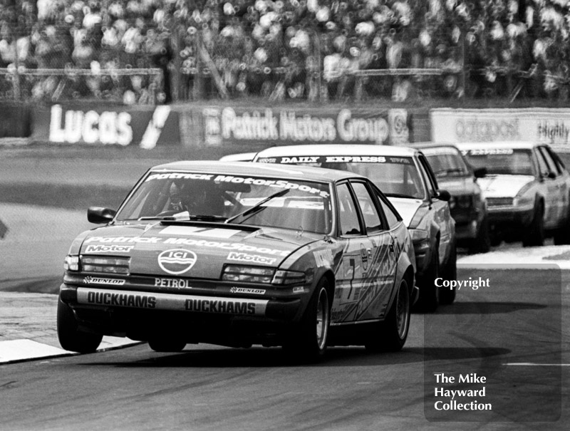 Brian Muir, Patrick Motorsports Rover 3500 V8, British Touring Car Championship round, 1981 British Grand Prix, Silverstone.
