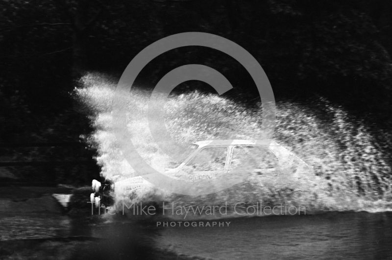 Water splash, Sutton Park, RAC Rally 1982
