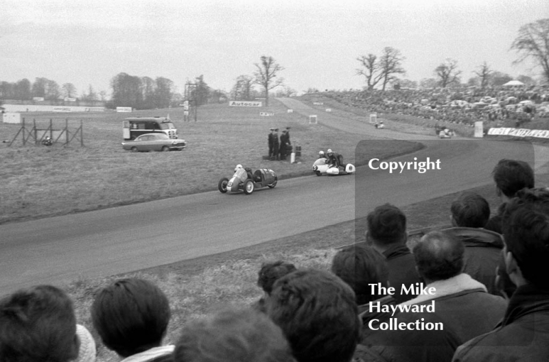 Sidecar action from Oulton Park in 1963.