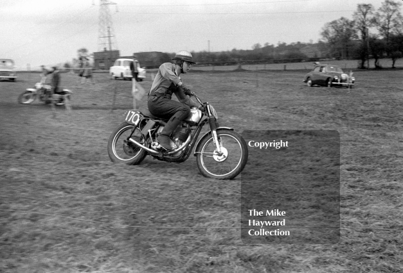 Motocross action at Featherstone, Wolverhampton, in 1963.