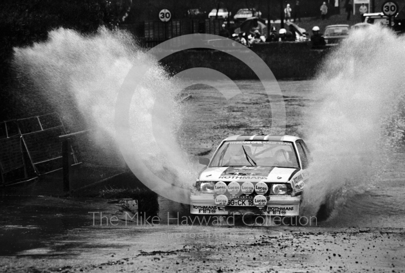 Jimmy McRae and Ian Grindrod, Opel Ascona, reg no GG-CK-188, Sutton Park, RAC Rally 1982.
