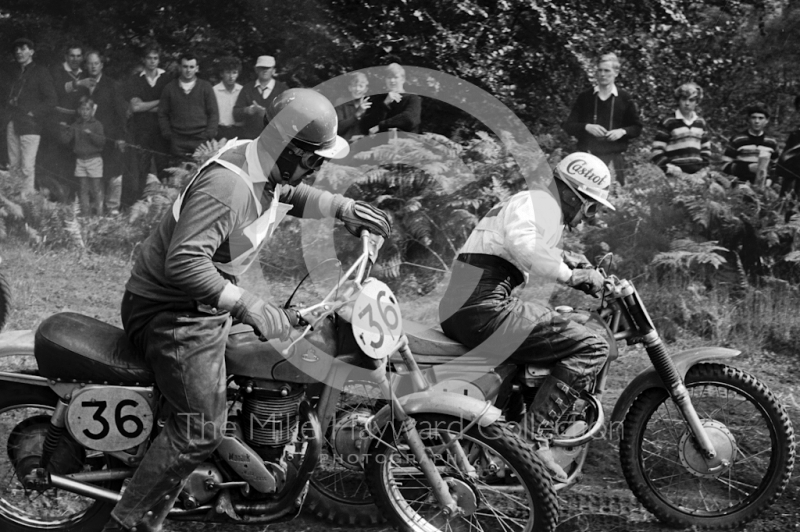 P Rapin, Monark, Switzerland, 1964 Motocross des Nations, Hawkstone Park.
