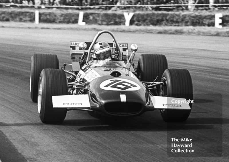 Piers Courage, Frank Williams Brabham BT26, Silverstone, 1969 British Grand Prix.