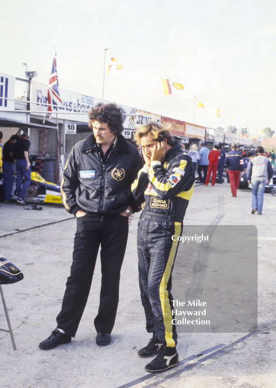 Elio De Angelis, Lotus, Brands Hatch, 1985 European Grand Prix.
