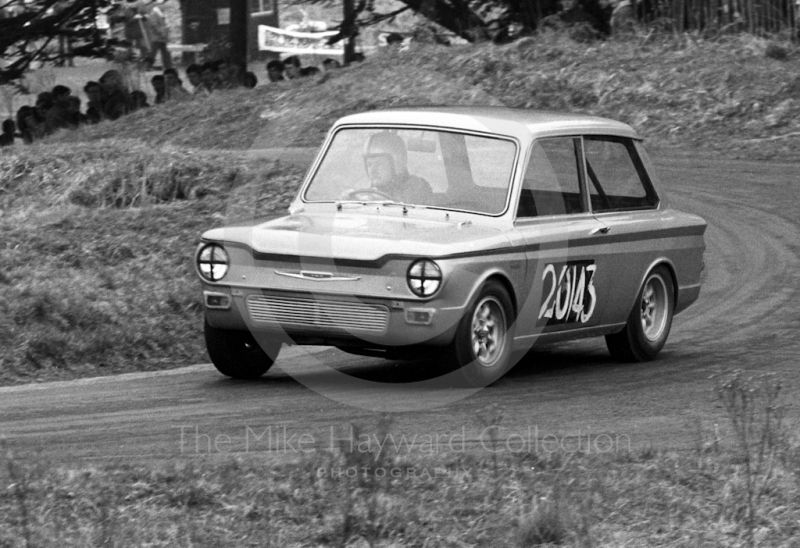 Tony Marsh, Sunbeam Imp, Loton Park Hill Climb, 1967.