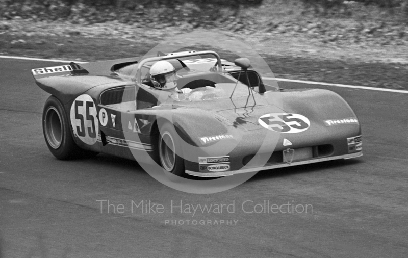 Stommelen/Toine Hezemans, Autodelta Alfa Romeo T71, Brands Hatch, BOAC 1000k 1971.
