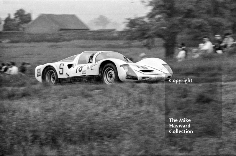 Bill Bradley, Porsche 906, 1968 Tourist Trophy, Oulton Park.
