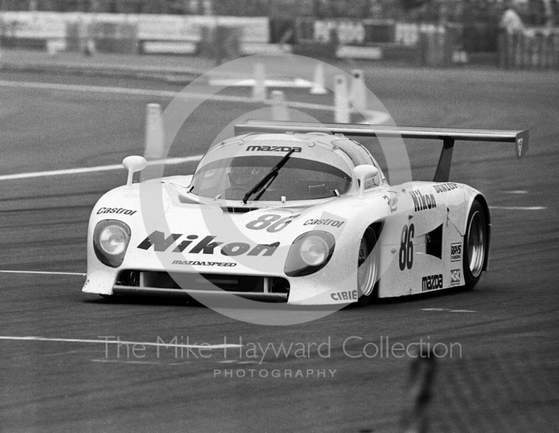 Yojiro Terada/David Kennedy, Mazda 737C, World Endurance Championship, 1984 Grand Prix International 1000km meeting, Silverstone.
