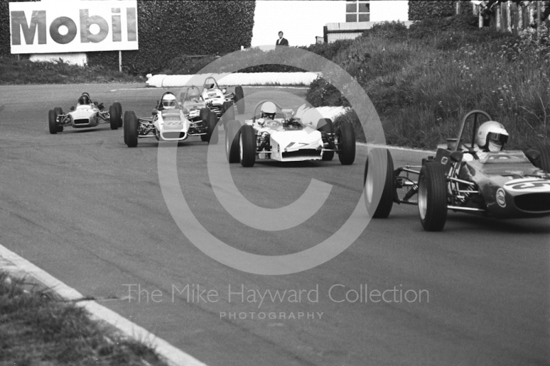 William Russell, Alexis Mk 18, Paul Ellis, U2 Mk 9, Formula Ford, Mallory Park, May, 1971
