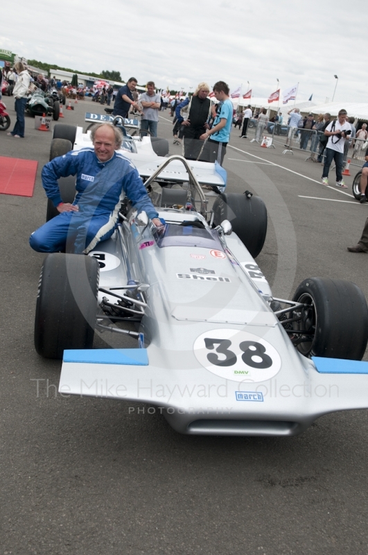 Gunther Alth with his 1970 March 701, Grand Prix Masters, Silverstone Classic 2010