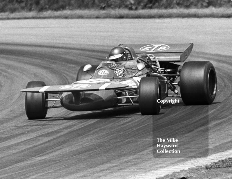 Ronnie Peterson, March 711 Alfa, Silverstone International Trophy 1971.
