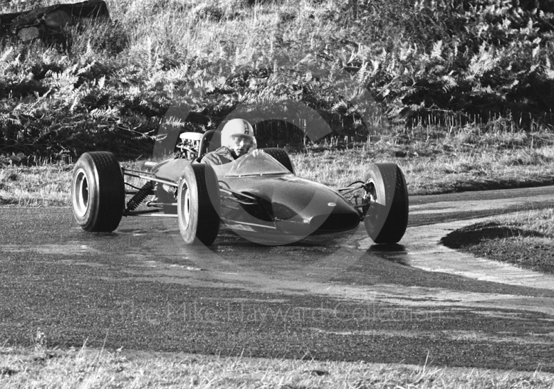 Action at Loton Park Hill Climb, 1967.