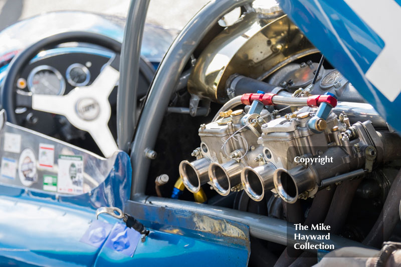 John Bussey's&nbsp;Cooper T43 in the pits, 2016 Gold Cup, Oulton Park.
