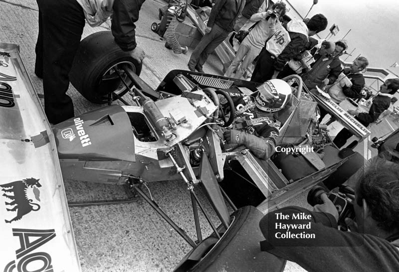 Didier Pironi, Ferrari 126CK, Silverstone, British Grand Prix 1981.
