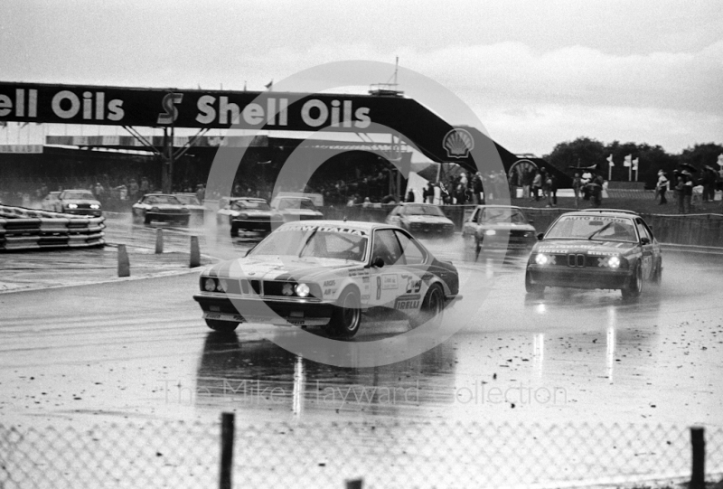 Umberto Grano/Siegfried Muller, Jr, BMW 635i, Istel Tourist Trophy, European Touring Car Championship, Silverstone, 1984
