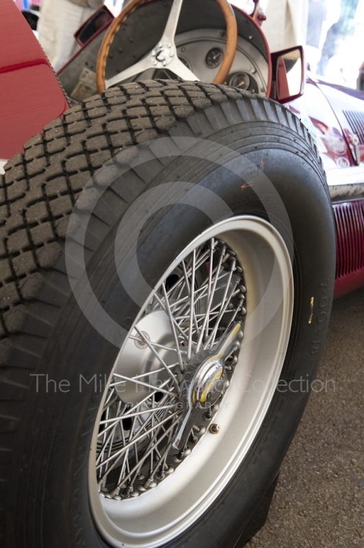 Formula One Alfa Romeo 159 in the paddock at  Silverstone Classic 2010